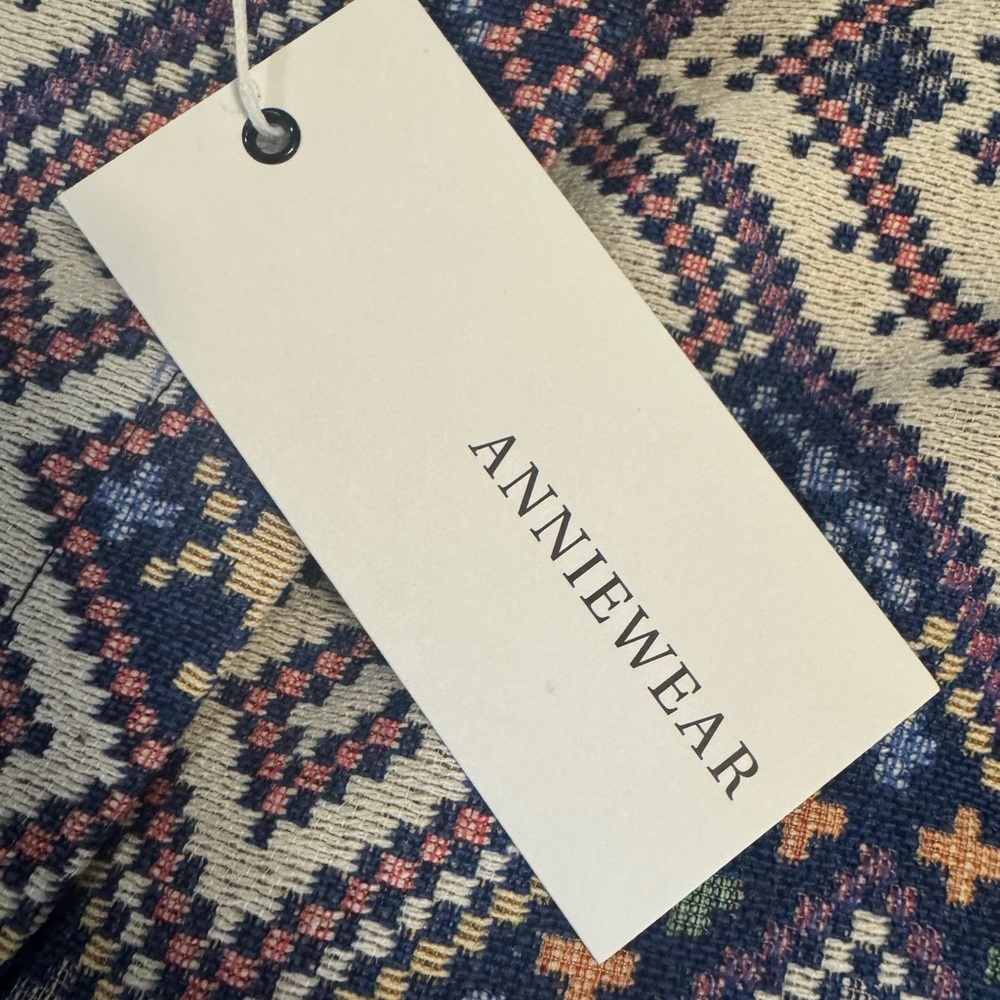 NWT Anniewear Ethic woven jacquard faux wrap skirt - Picture 13 of 14